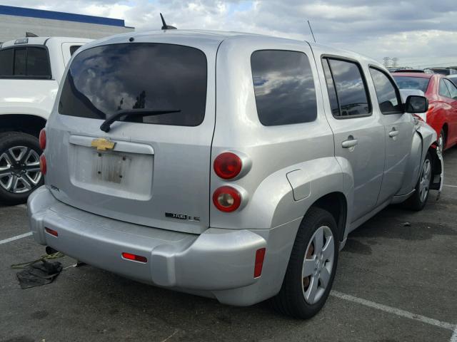 3GNCA33B99S601543 - 2009 CHEVROLET HHR LS ვერცხლისფერი ფოტო 4
