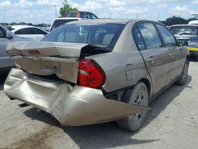 1G1ZS58F58F114052 - 2008 CHEVROLET MALIBU LS 棕色 照片 4