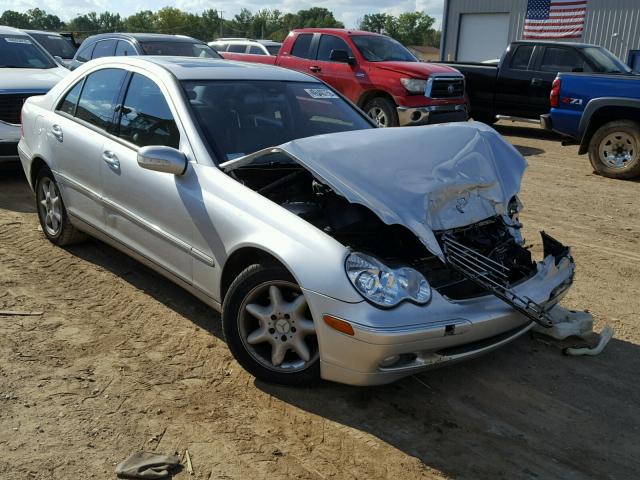 WDBRF81J93F420982 - 2003 MERCEDES-BENZ C 240 4MAT SILVER photo 1