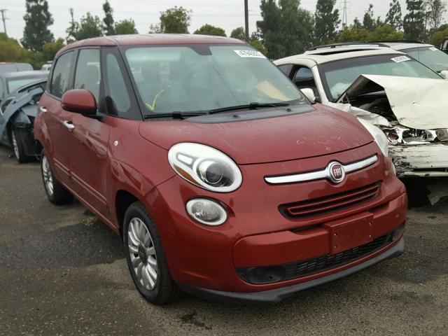 ZFBCFABH5EZ020593 - 2014 FIAT 500L EASY RED photo 1