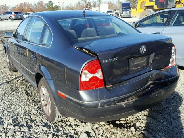 WVWPD63B34E125070 - 2004 VOLKSWAGEN PASSAT GLS GRAY photo 3