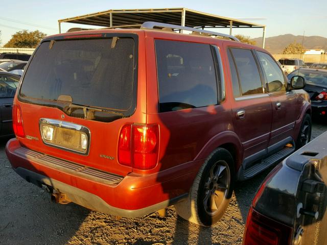 5LMRU27A5XLJ28838 - 1999 LINCOLN NAVIGATOR RED photo 4