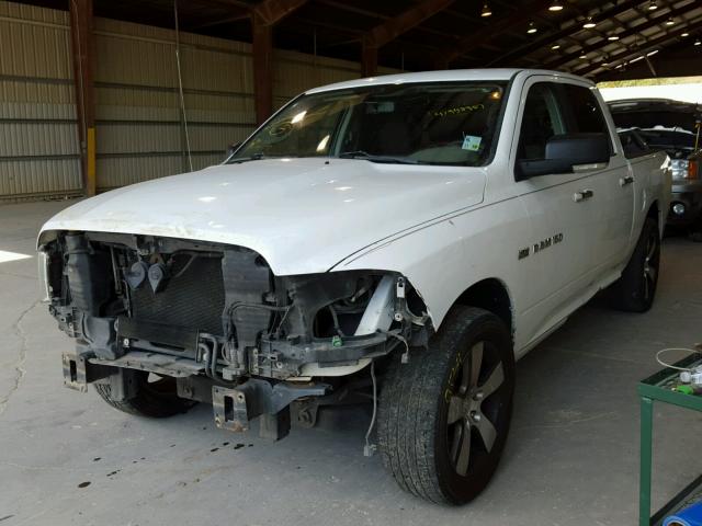 1D7RB1CT4BS584235 - 2011 DODGE RAM 1500 WHITE photo 2