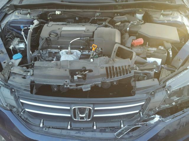 1HGCR2F31DA090096 - 2013 HONDA ACCORD LX BLUE photo 7