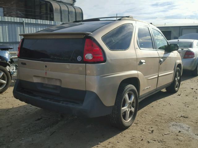 3G7DB03E82S565044 - 2002 PONTIAC AZTEK GOLD photo 4