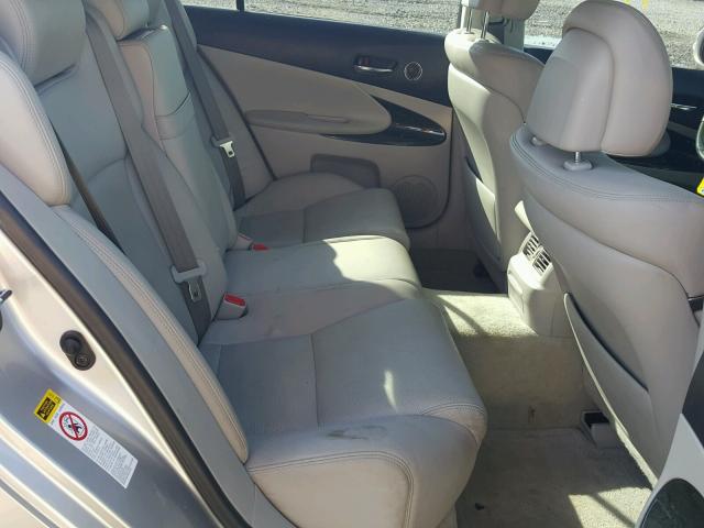 JTHBE96S180036345 - 2008 LEXUS GS 350 SILVER photo 6