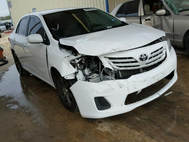 5YFBU4EE9DP190563 - 2013 TOYOTA COROLLA BA WHITE photo 1