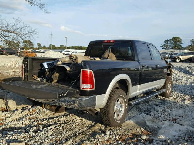 3C6UR5FLXDG520849 - 2013 RAM 2500 LARAM BLACK photo 4