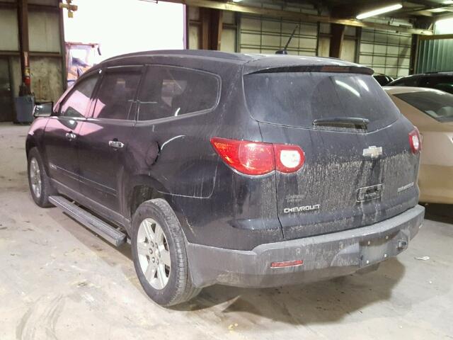 1GNEV23D39S150517 - 2009 CHEVROLET TRAVERSE L BLACK photo 3