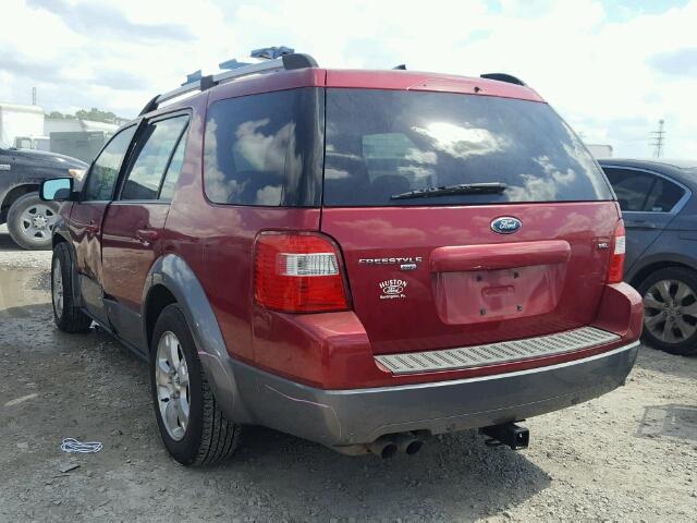 1FMDK05167GA27651 - 2007 FORD FREESTYLE RED photo 3