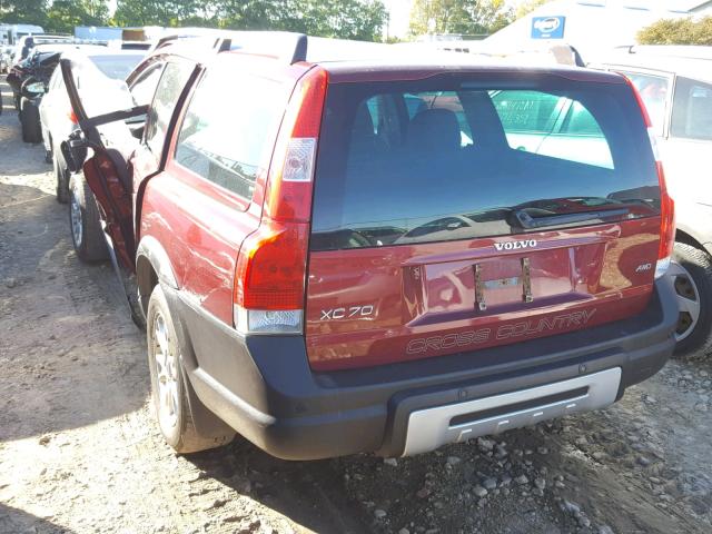 YV4SZ592071280570 - 2007 VOLVO XC70 BURGUNDY photo 3