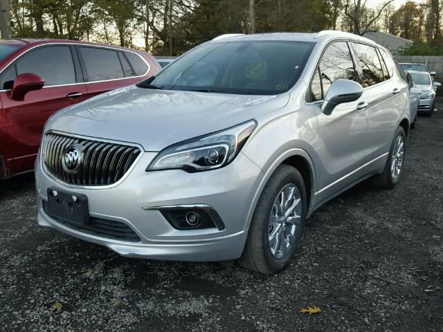 LRBFXBSA1HD122554 - 2017 BUICK ENVISION E SILVER photo 2