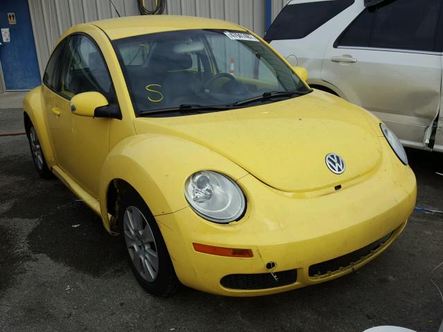 3VWPW31C78M515381 - 2008 VOLKSWAGEN NEW BEETLE YELLOW photo 1