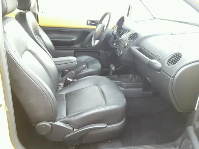 3VWPW31C78M515381 - 2008 VOLKSWAGEN NEW BEETLE 黄色 照片 5