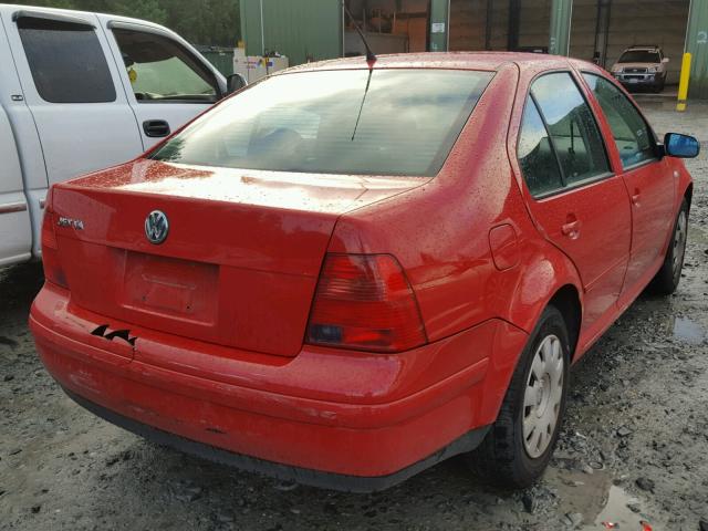 3VWRK69MX3M126844 - 2003 VOLKSWAGEN JETTA GL RED photo 4