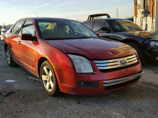 3FAHP07Z97R217260 - 2007 FORD FUSION SE RED photo 1