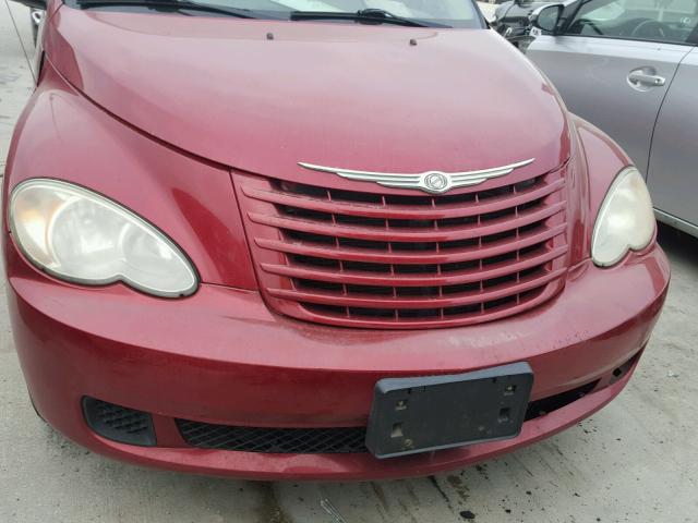 3A8FY48979T527507 - 2009 CHRYSLER PT CRUISER MAROON photo 7