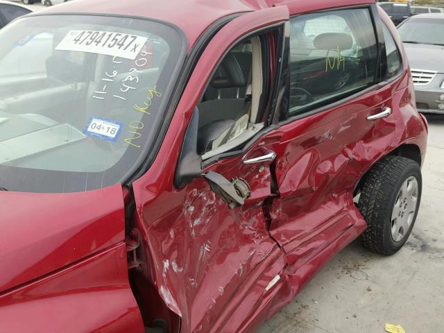 3A8FY48979T527507 - 2009 CHRYSLER PT CRUISER MAROON photo 9