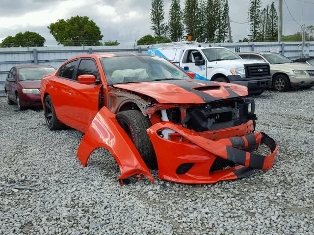 2C3CDXL9XHH669330 - 2017 DODGE CHARGER SR ORANGE photo 1