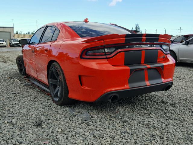 2C3CDXL9XHH669330 - 2017 DODGE CHARGER SR ORANGE photo 3