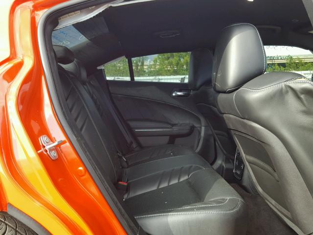 2C3CDXL9XHH669330 - 2017 DODGE CHARGER SR ORANGE photo 6