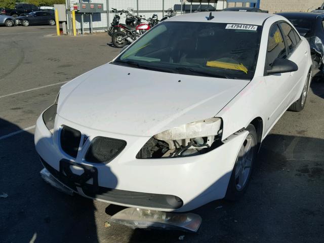 1G2ZH57N494105102 - 2009 PONTIAC G6 GT WHITE photo 2