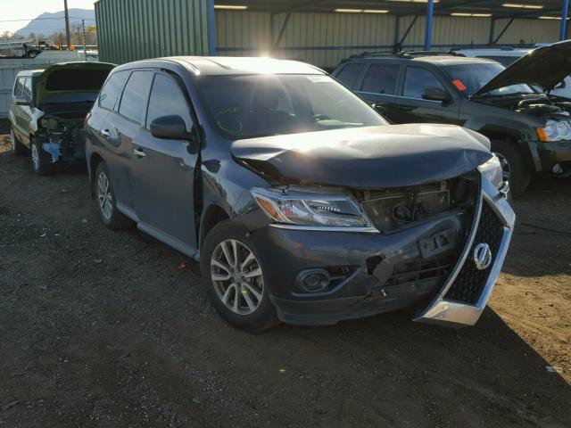 5N1AR2MMXFC611868 - 2015 NISSAN PATHFINDER BLUE photo 1