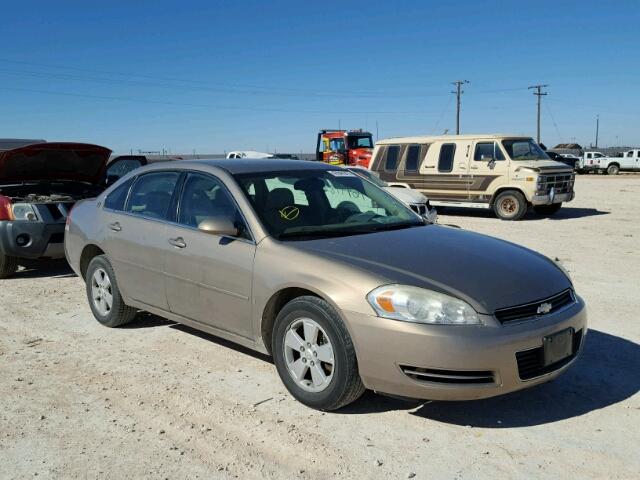 2G1WT58K279241023 - 2007 CHEVROLET IMPALA LT GOLD photo 1