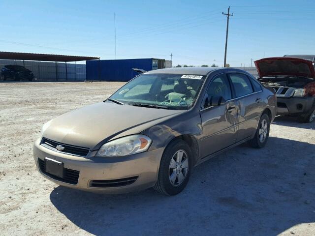 2G1WT58K279241023 - 2007 CHEVROLET IMPALA LT GOLD photo 2