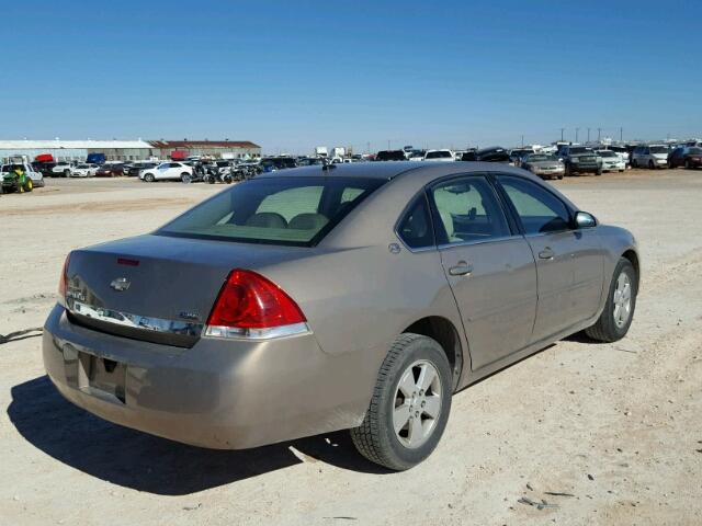 2G1WT58K279241023 - 2007 CHEVROLET IMPALA LT GOLD photo 4