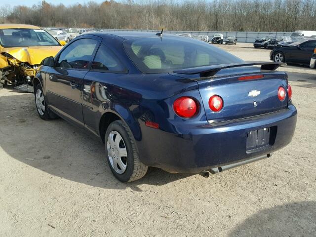 1G1AD1F59A7127803 - 2010 CHEVROLET COBALT 1LT BLUE photo 3