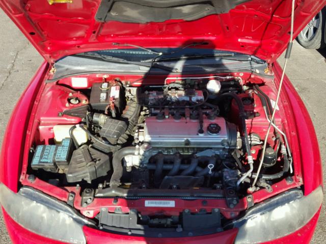 4A3AX35G7XE048497 - 1999 MITSUBISHI ECLIPSE SP RED photo 7