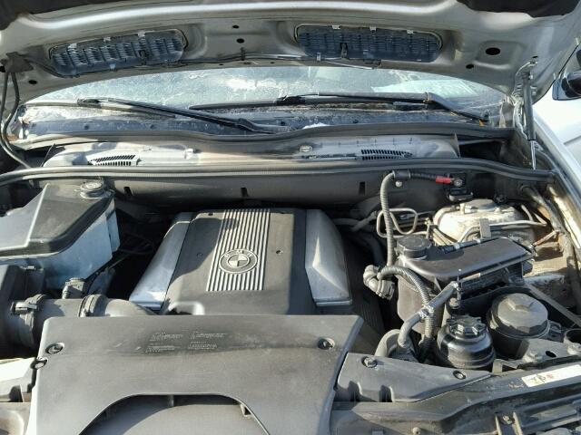 5UXFB33513LH41078 - 2003 BMW X5 4.4I SILVER photo 7