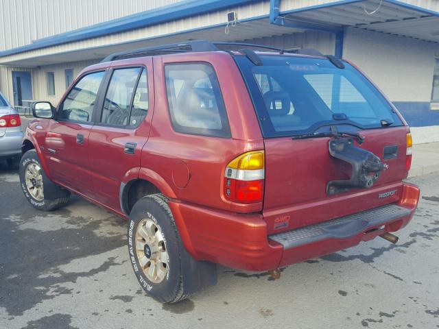 4S6CM58W5X4426313 - 1999 HONDA PASSPORT E 红色 照片 3