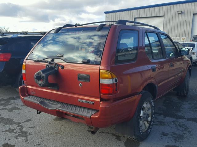 4S6CM58W5X4426313 - 1999 HONDA PASSPORT E 红色 照片 4