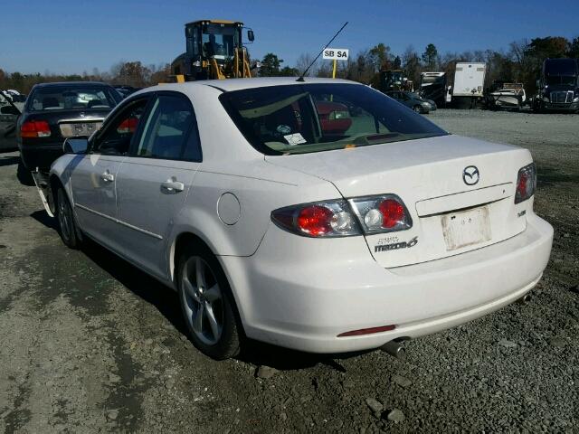 1YVHP80D465M64950 - 2006 MAZDA 6 S WHITE photo 3