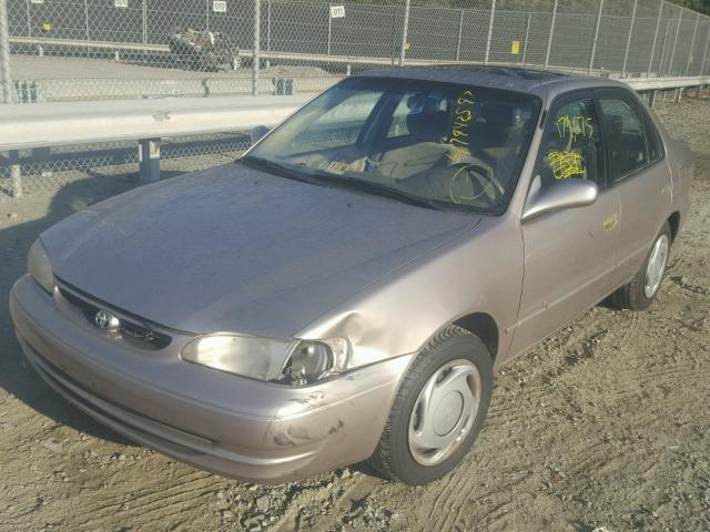 2T1BR18E6WC052445 - 1998 TOYOTA COROLLA VE BEIGE photo 2