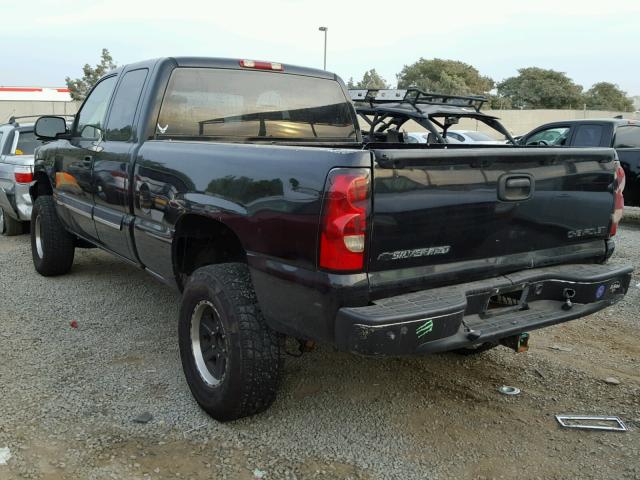 2GCEC19V341165066 - 2004 CHEVROLET SILVERADO BLACK photo 3