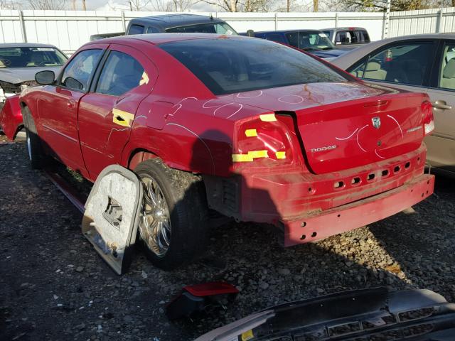 2B3KA43D49H570928 - 2009 DODGE CHARGER RED photo 3