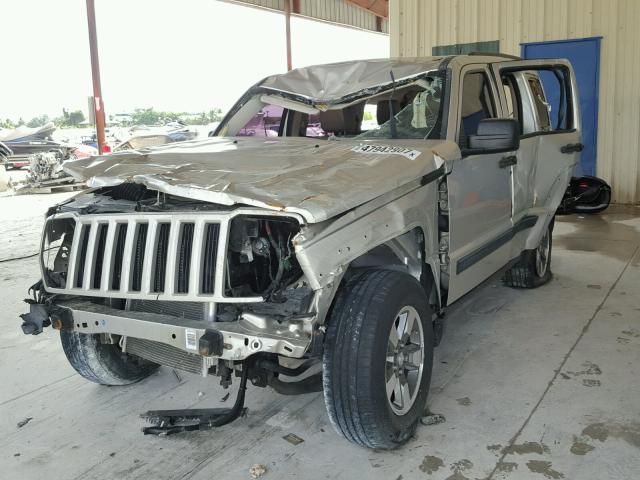 1J8GP28K88W245738 - 2008 JEEP LIBERTY SP GRAY photo 2