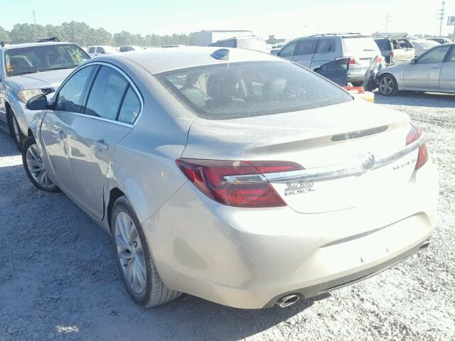 2G4GN5EX2F9217143 - 2015 BUICK REGAL PREM TAN photo 3