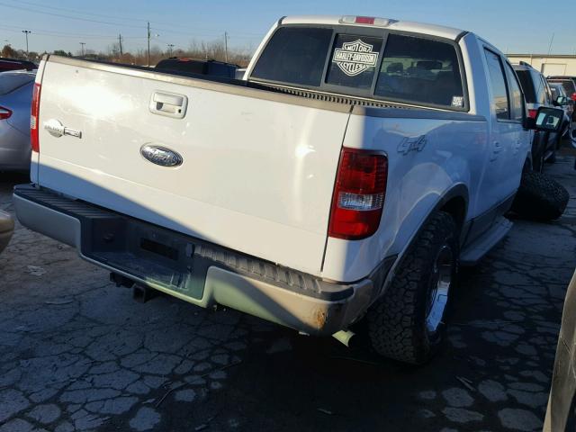 1FTPW14V87KA81112 - 2007 FORD F150 SUPER WHITE photo 4