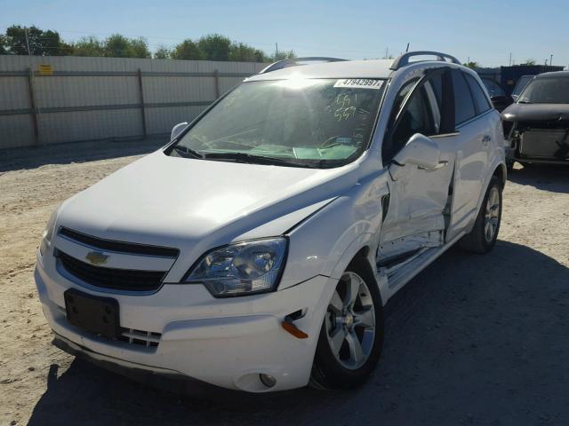 3GNAL3EK4ES591559 - 2014 CHEVROLET CAPTIVA LT WHITE photo 2