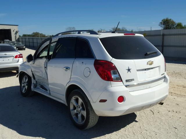 3GNAL3EK4ES591559 - 2014 CHEVROLET CAPTIVA LT WHITE photo 3