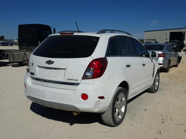 3GNAL3EK4ES591559 - 2014 CHEVROLET CAPTIVA LT WHITE photo 4