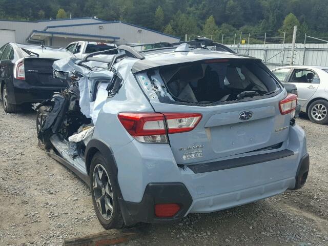 JF2GTABC4JH300115 - 2018 SUBARU CROSSTREK BLUE photo 3