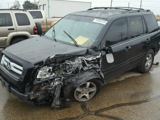 5FNYF28747B047364 - 2007 HONDA PILOT EXL BLACK photo 2