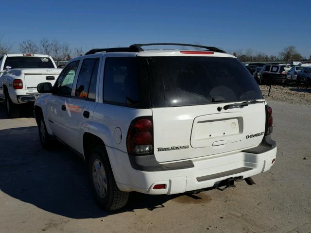 1GNDT13S922527559 - 2002 CHEVROLET TRAILBLAZE WHITE photo 3