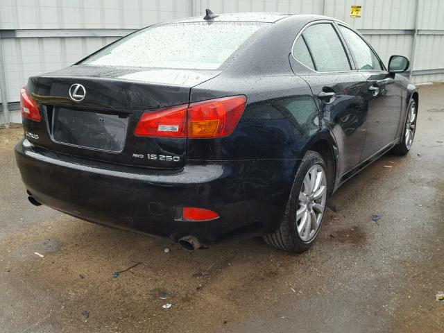 JTHCK262382024934 - 2008 LEXUS IS 250 BLACK photo 4