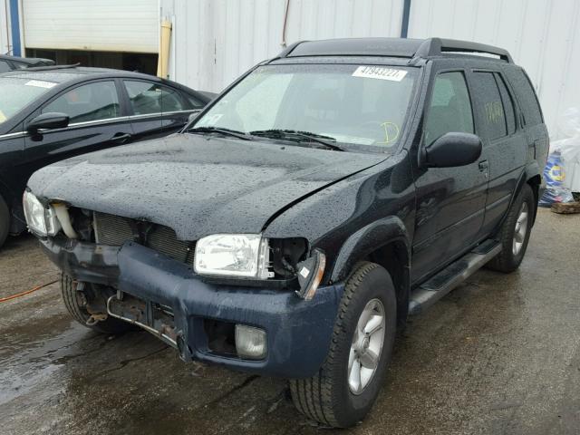 JN8DR09Y13W828662 - 2003 NISSAN PATHFINDER BLACK photo 2